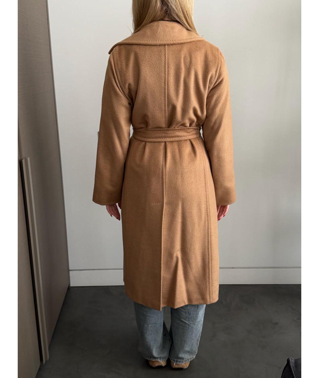MAX MARA Коричневое кашемировое пальто, фото 7
