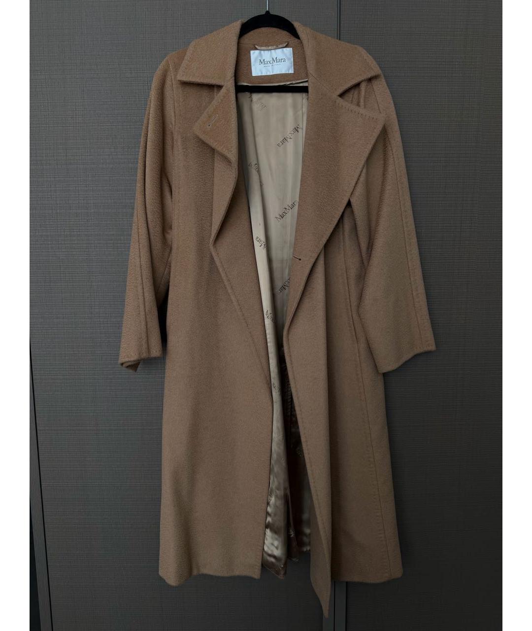 MAX MARA Коричневое кашемировое пальто, фото 8