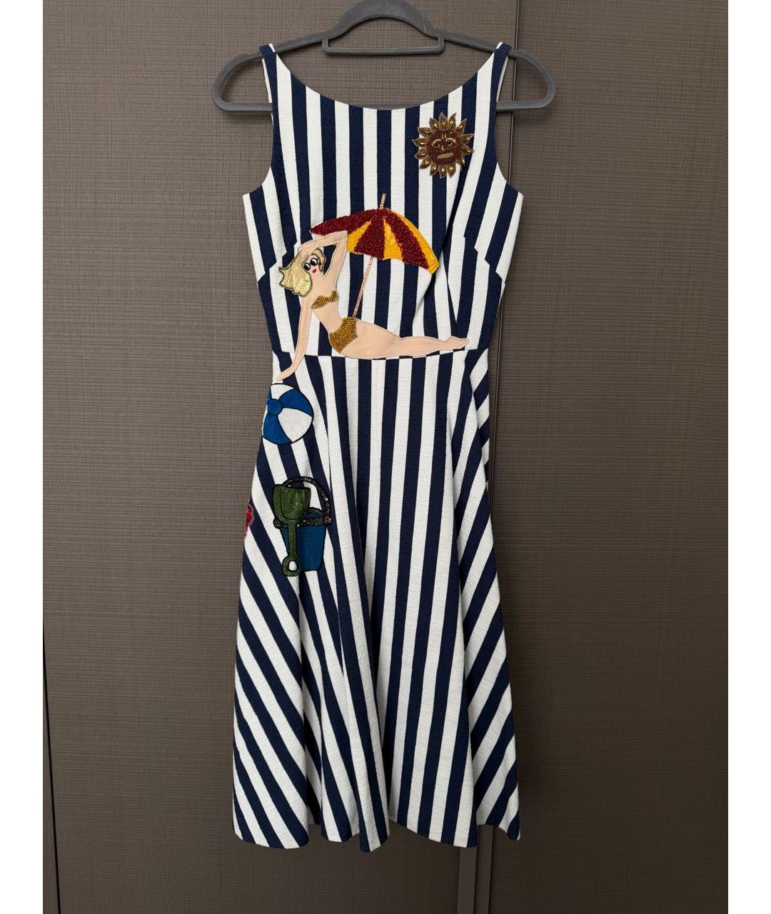 DOLCE&GABBANA Мульти коктейльное платье, фото 8