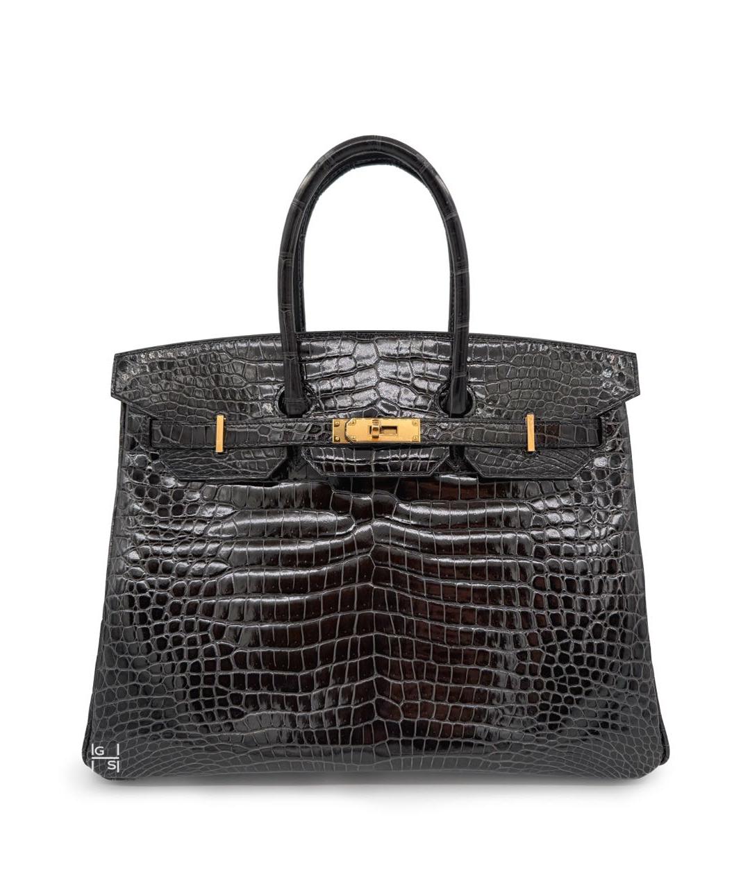 HERMES Сумка тоут из кожи крокодила, фото 2
