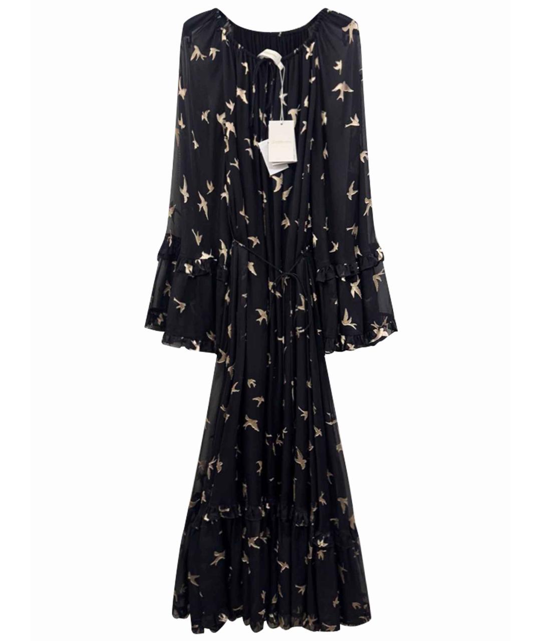 ZIMMERMANN Черное вискозное коктейльное платье, фото 1