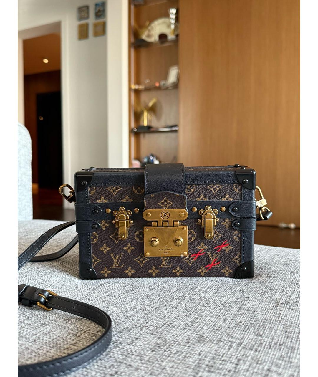 LOUIS VUITTON Коричневая сумка через плечо, фото 6