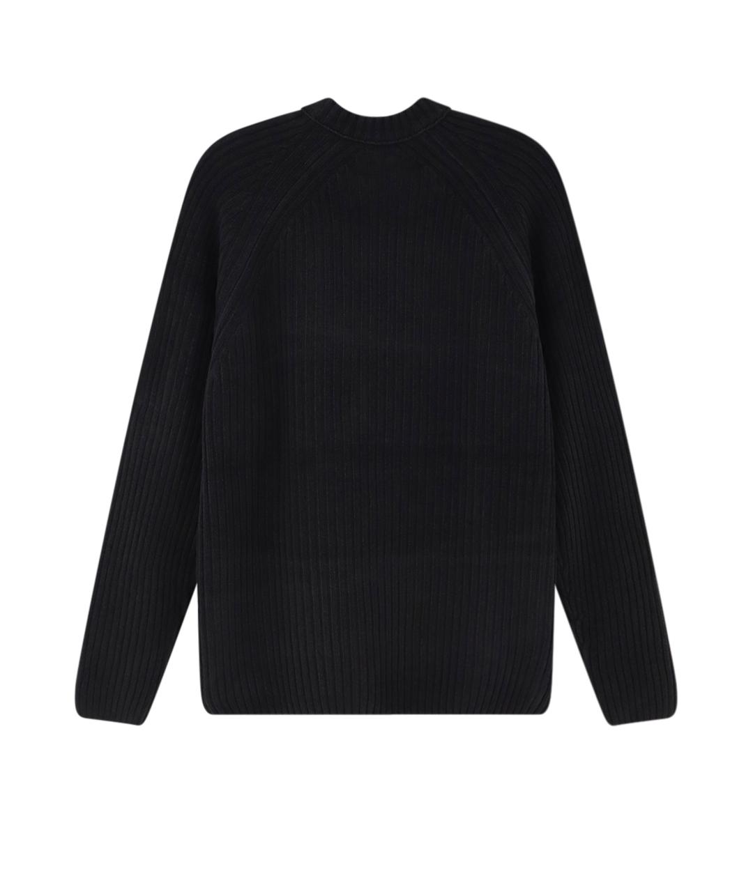 CP COMPANY Черный хлопковый джемпер / свитер, фото 2