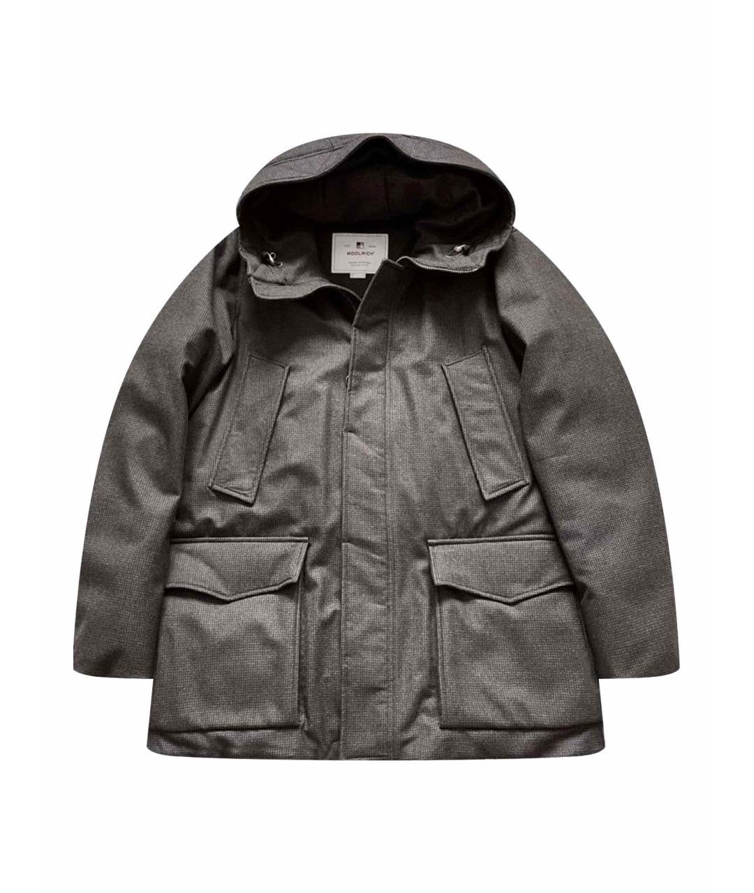 WOOLRICH Серая шерстяная куртка, фото 1