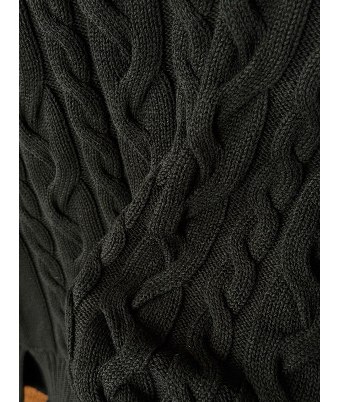 'S MAX MARA Черная хлопковая жилетка, фото 4