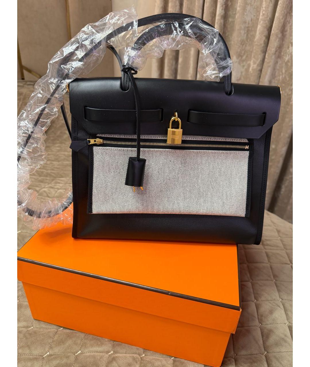 HERMES Черная сумка через плечо, фото 2