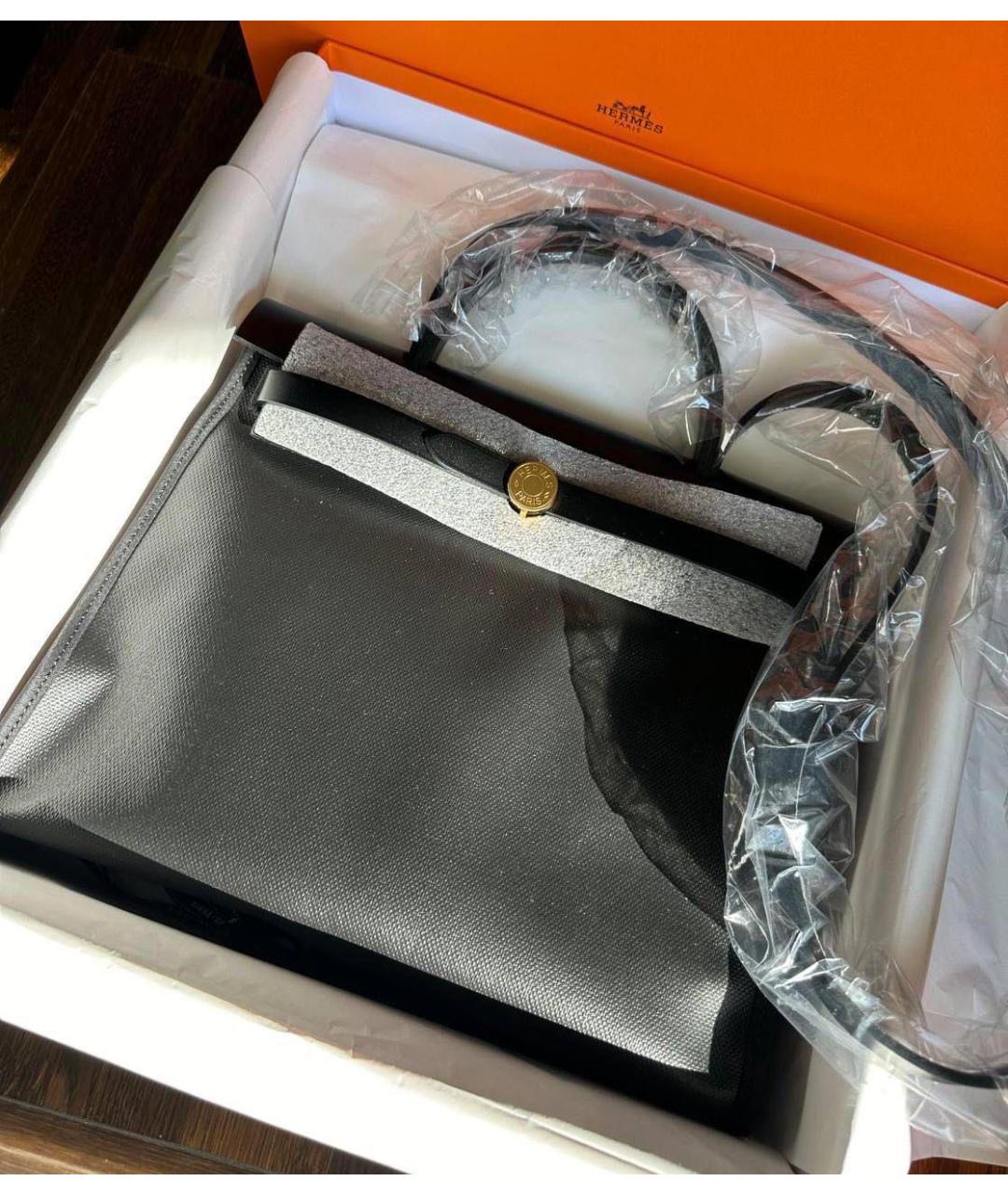 HERMES Черная сумка через плечо, фото 4