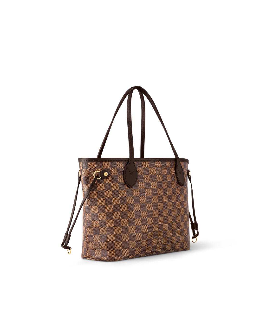LOUIS VUITTON Коричневая сумка тоут из канвы, фото 2