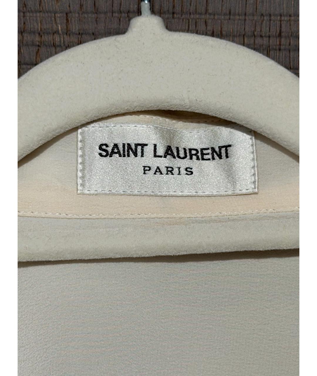 SAINT LAURENT Бежевая блузы, фото 2