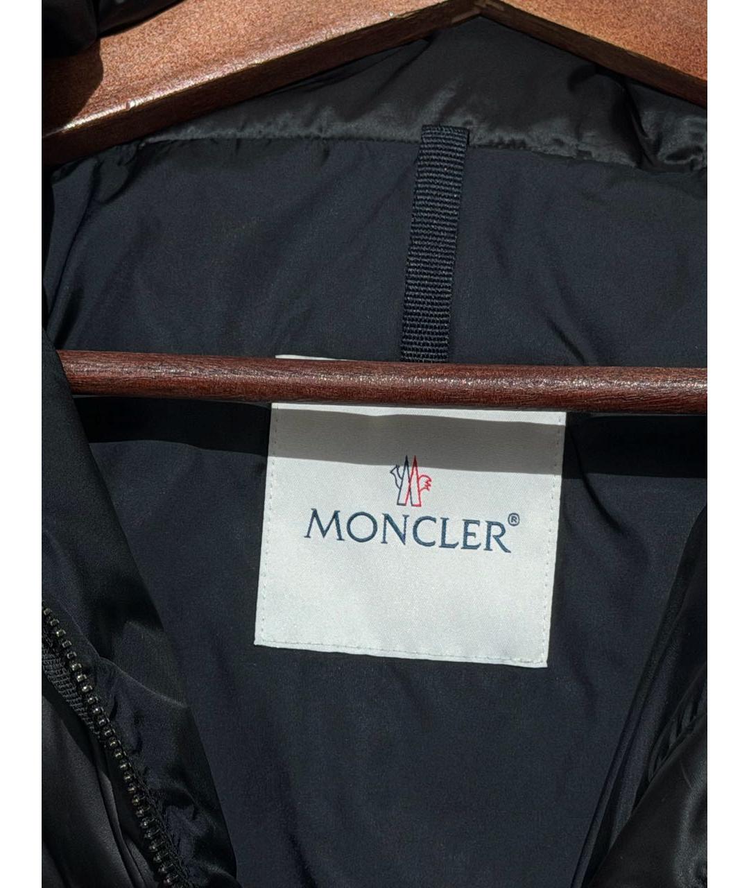 MONCLER Черный жилет, фото 6