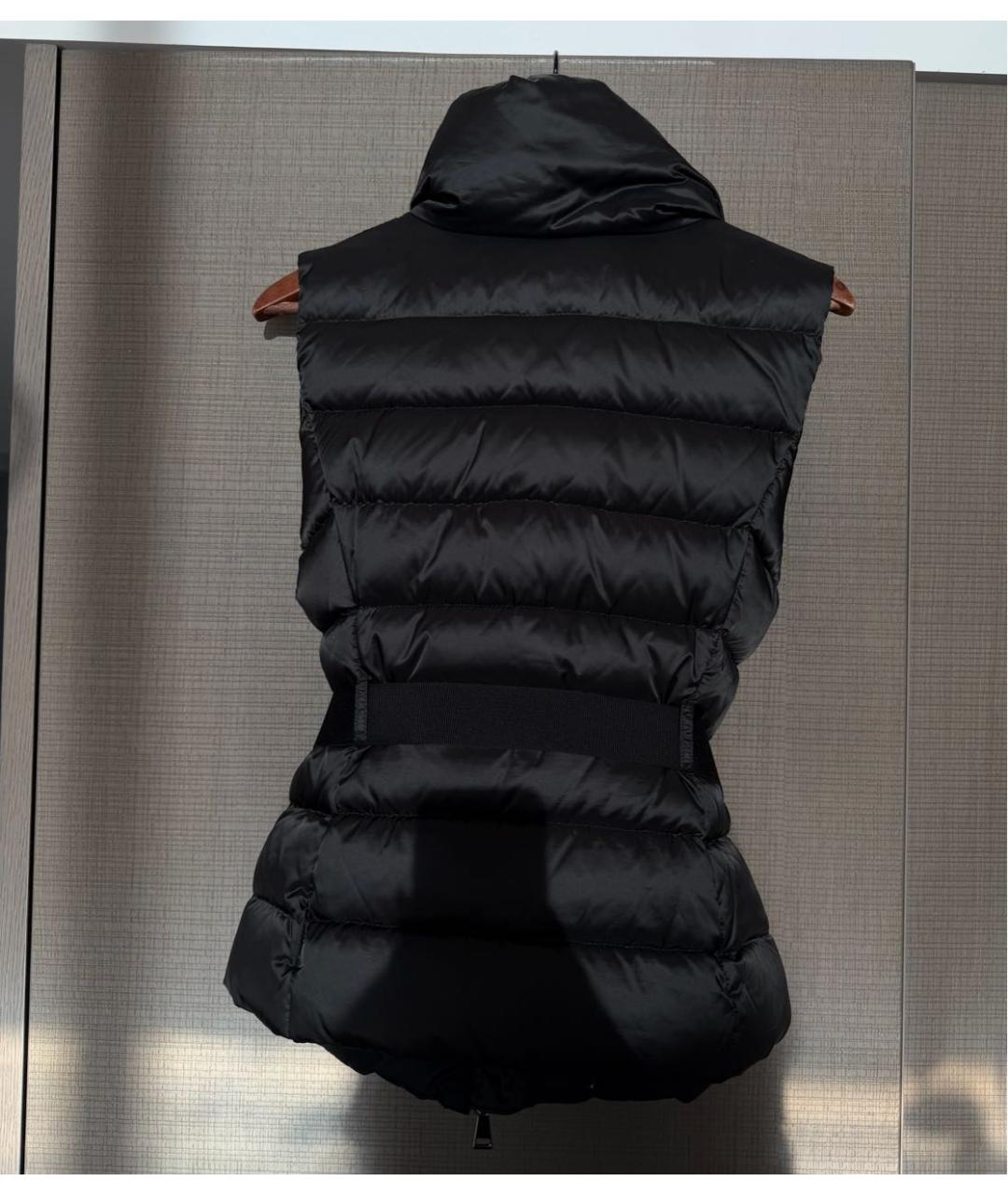 MONCLER Черный жилет, фото 2