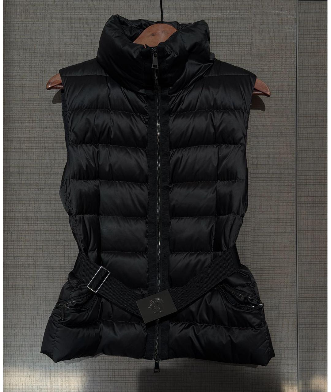 MONCLER Черный жилет, фото 8