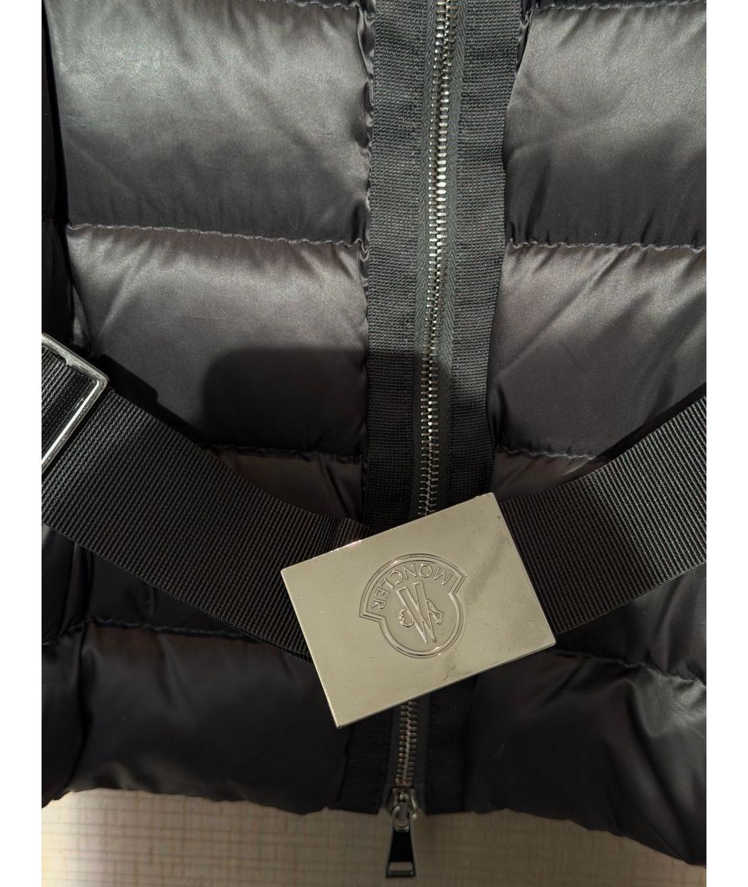 MONCLER Черный жилет, фото 5