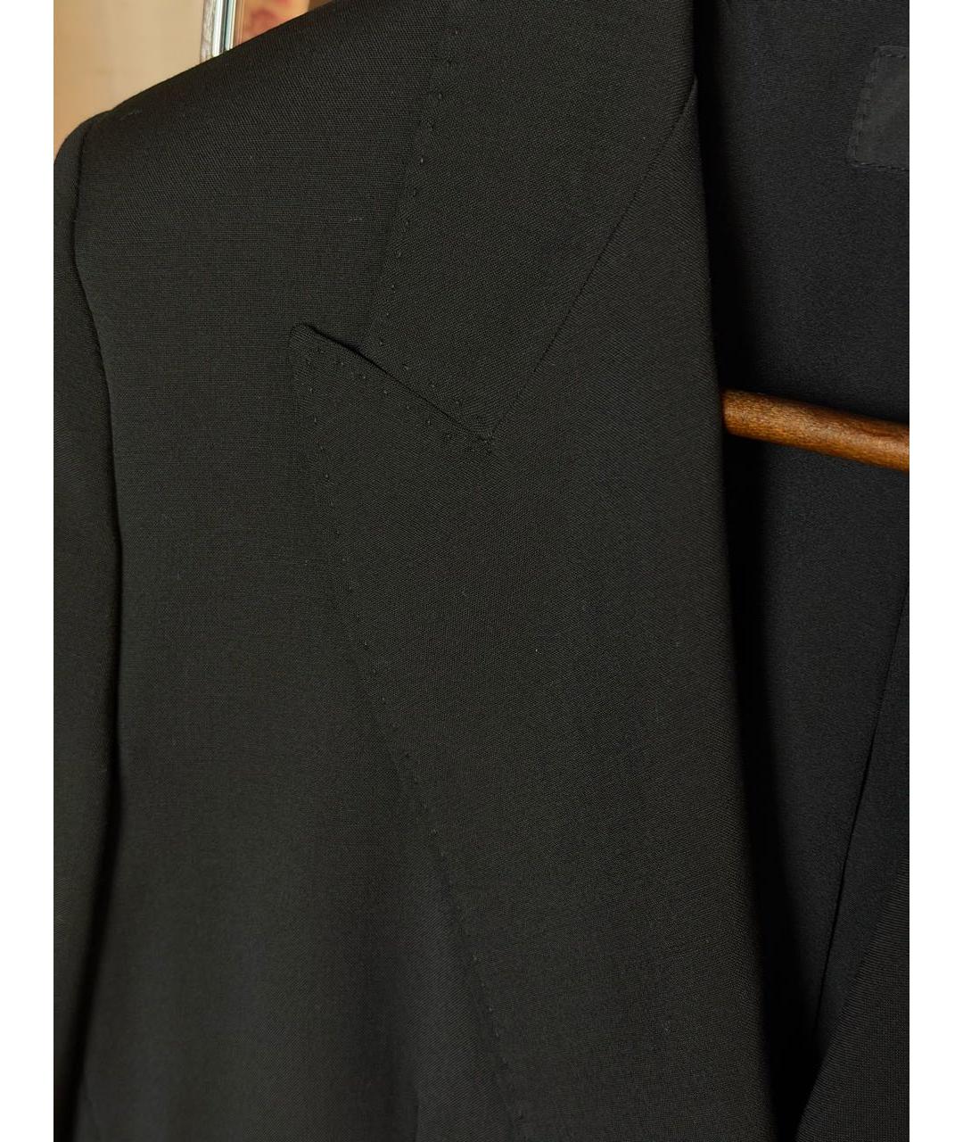 WEEKEND MAX MARA Черный шерстяной костюм с брюками, фото 4