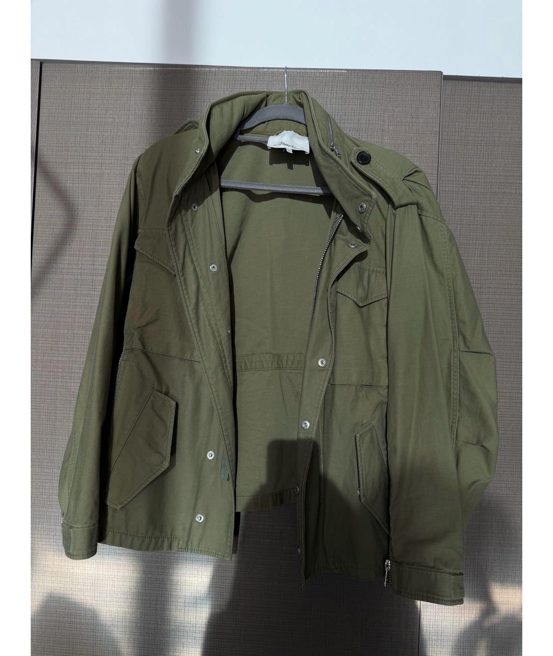 3.1 PHILLIP LIM Хаки деним костюм с брюками, фото 2