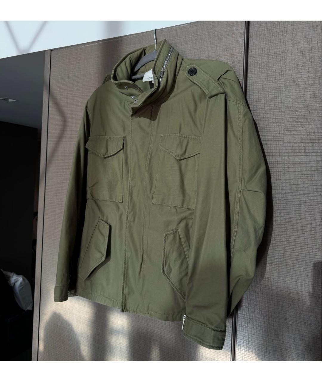 3.1 PHILLIP LIM Хаки деним костюм с брюками, фото 4