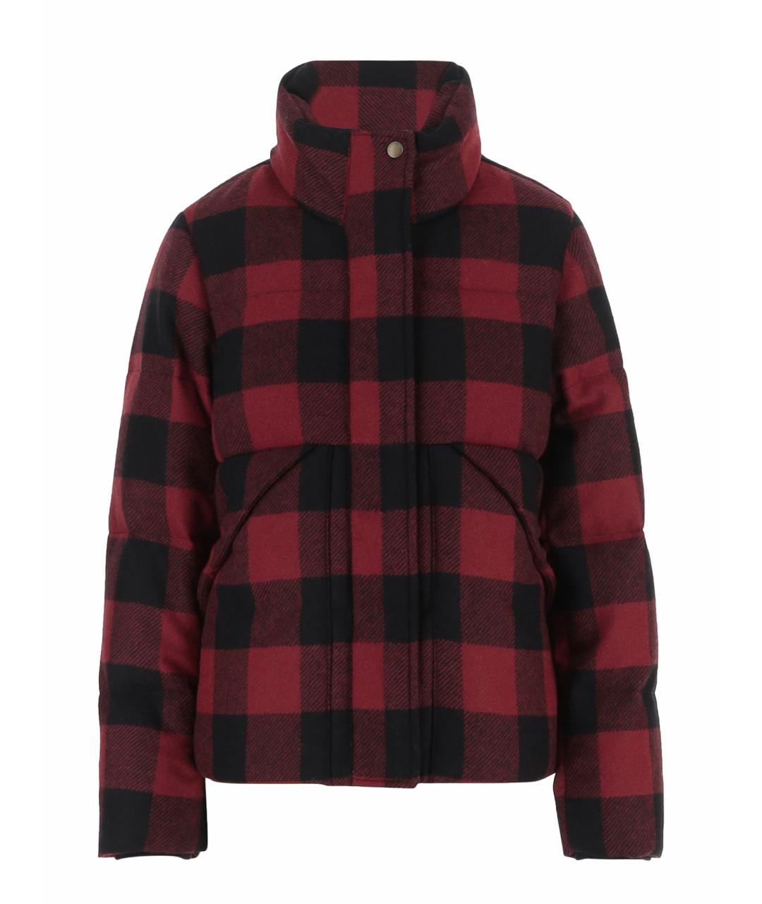 WOOLRICH Красная шерстяная куртка, фото 1