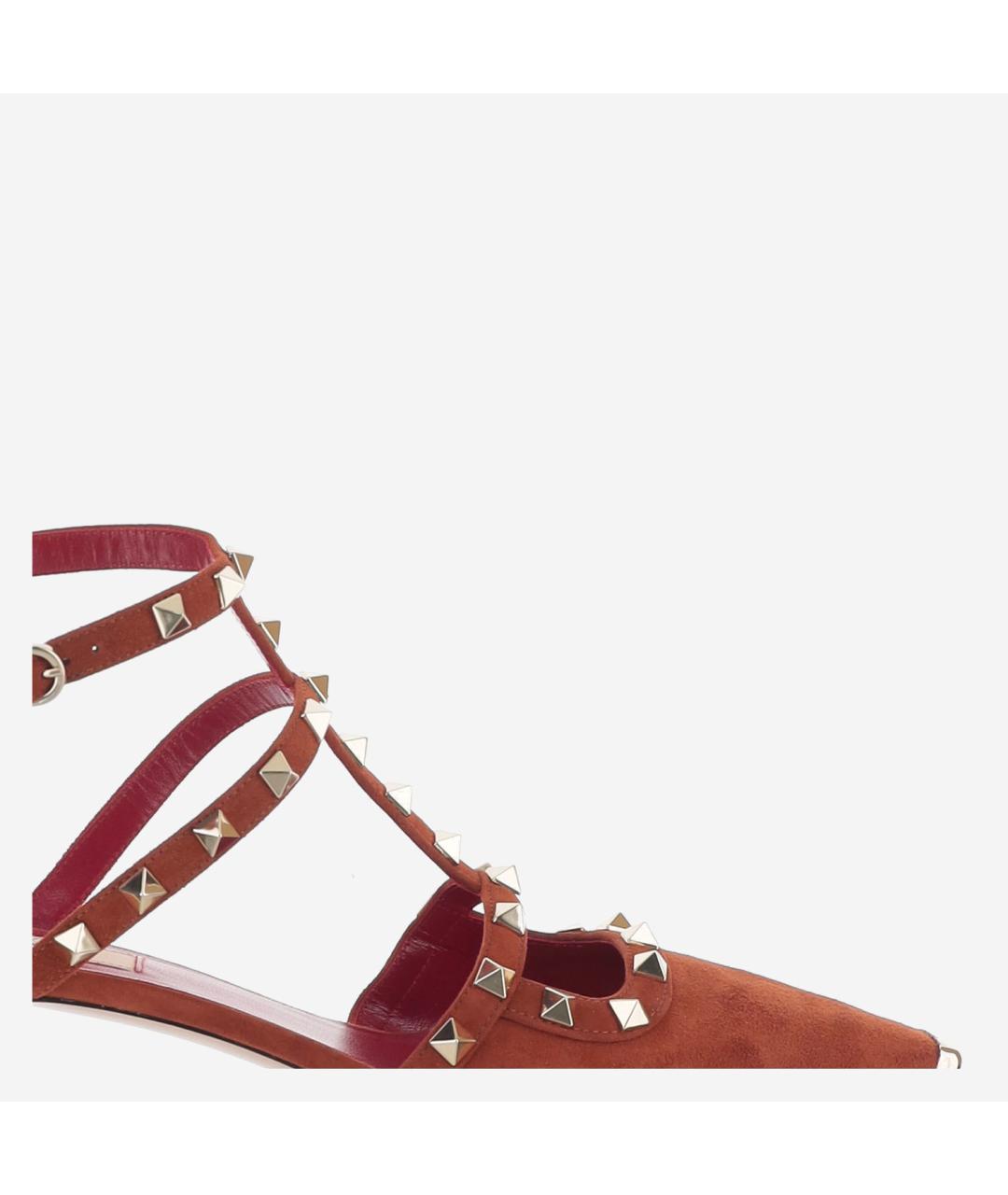 VALENTINO Коричневые замшевые туфли, фото 4