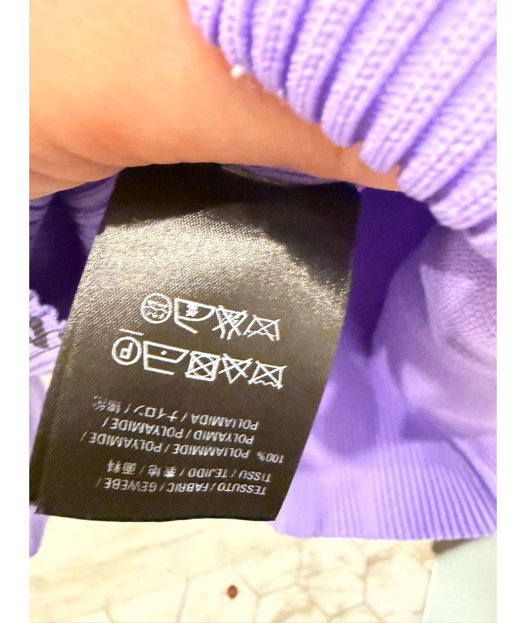 BALENCIAGA Фиолетовая полиэстеровая водолазка, фото 6