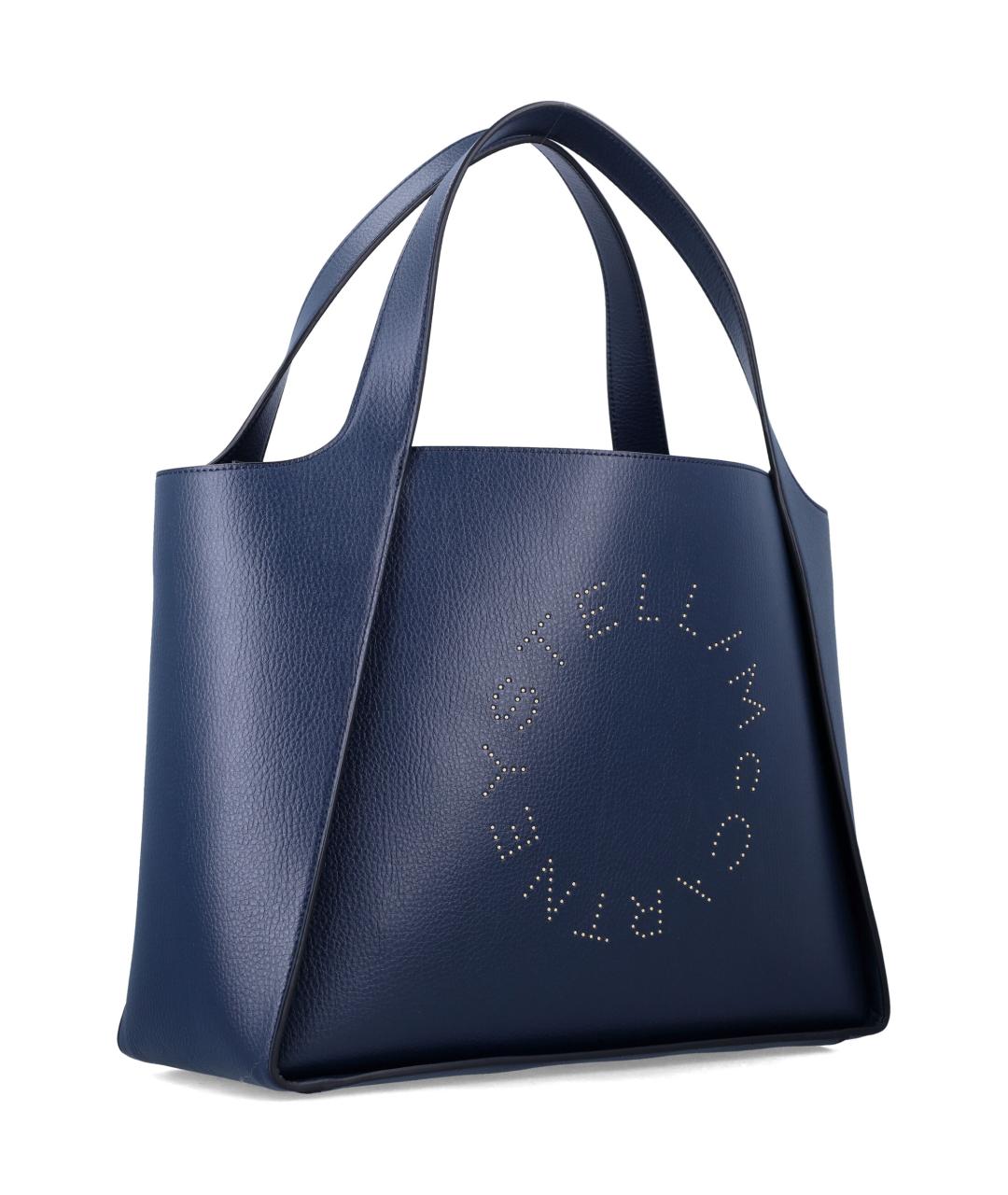 STELLA MCCARTNEY Синяя сумка тоут из искусственной кожи, фото 2