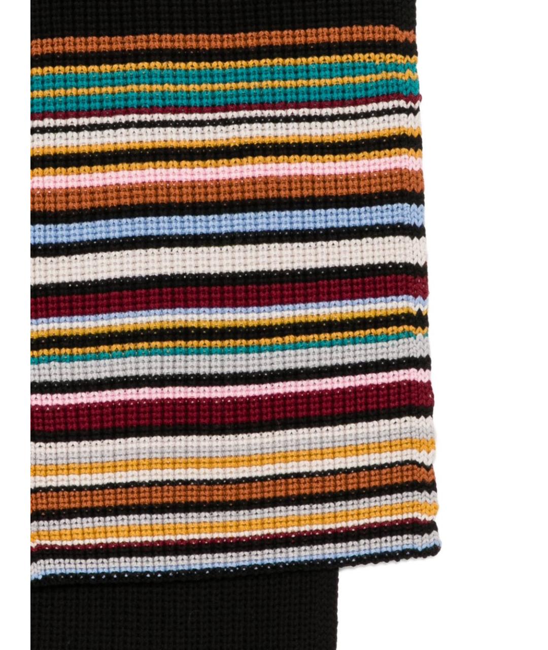 PAUL SMITH Мульти шерстяной шарф, фото 3
