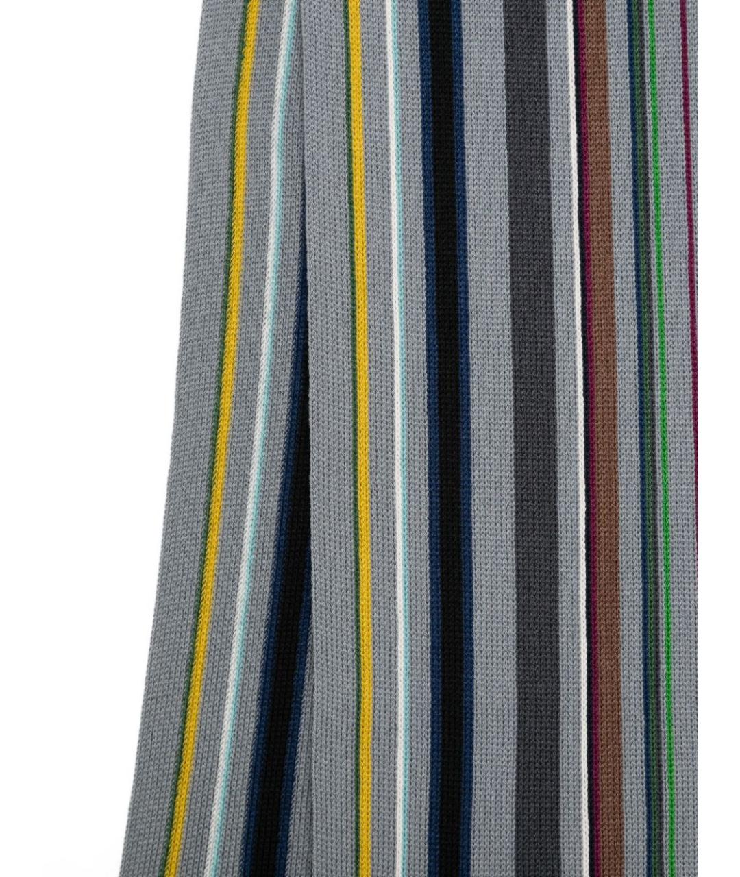 PAUL SMITH Серый шарф, фото 2
