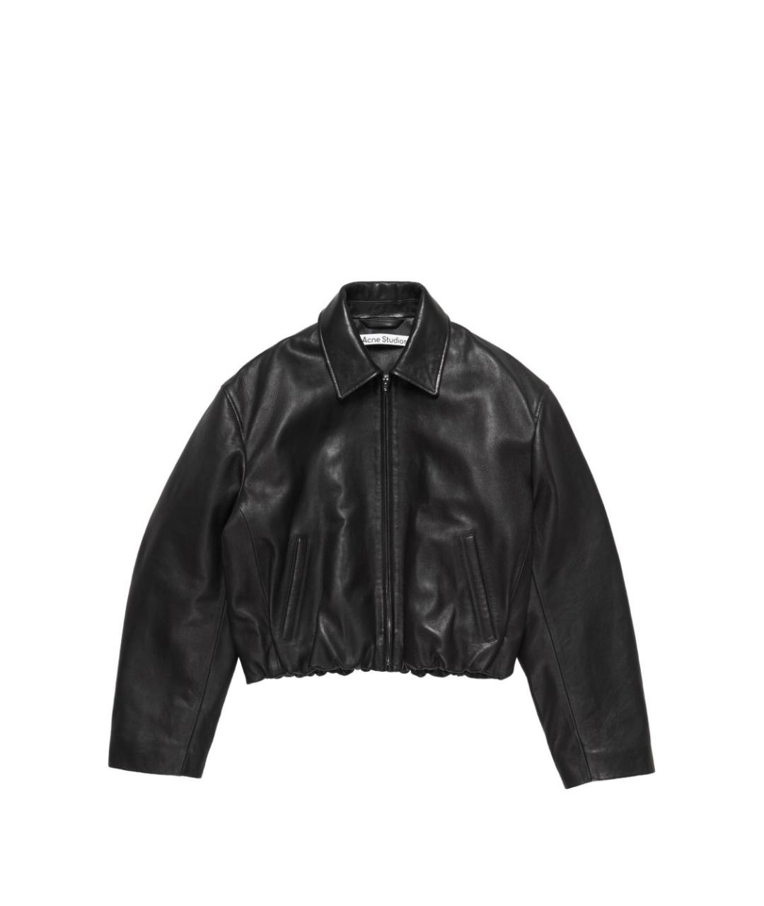 ACNE STUDIOS Черная кожаная куртка, фото 7