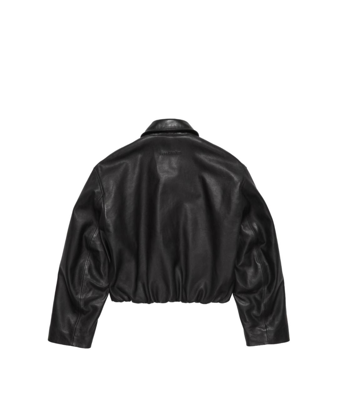 ACNE STUDIOS Черная кожаная куртка, фото 6