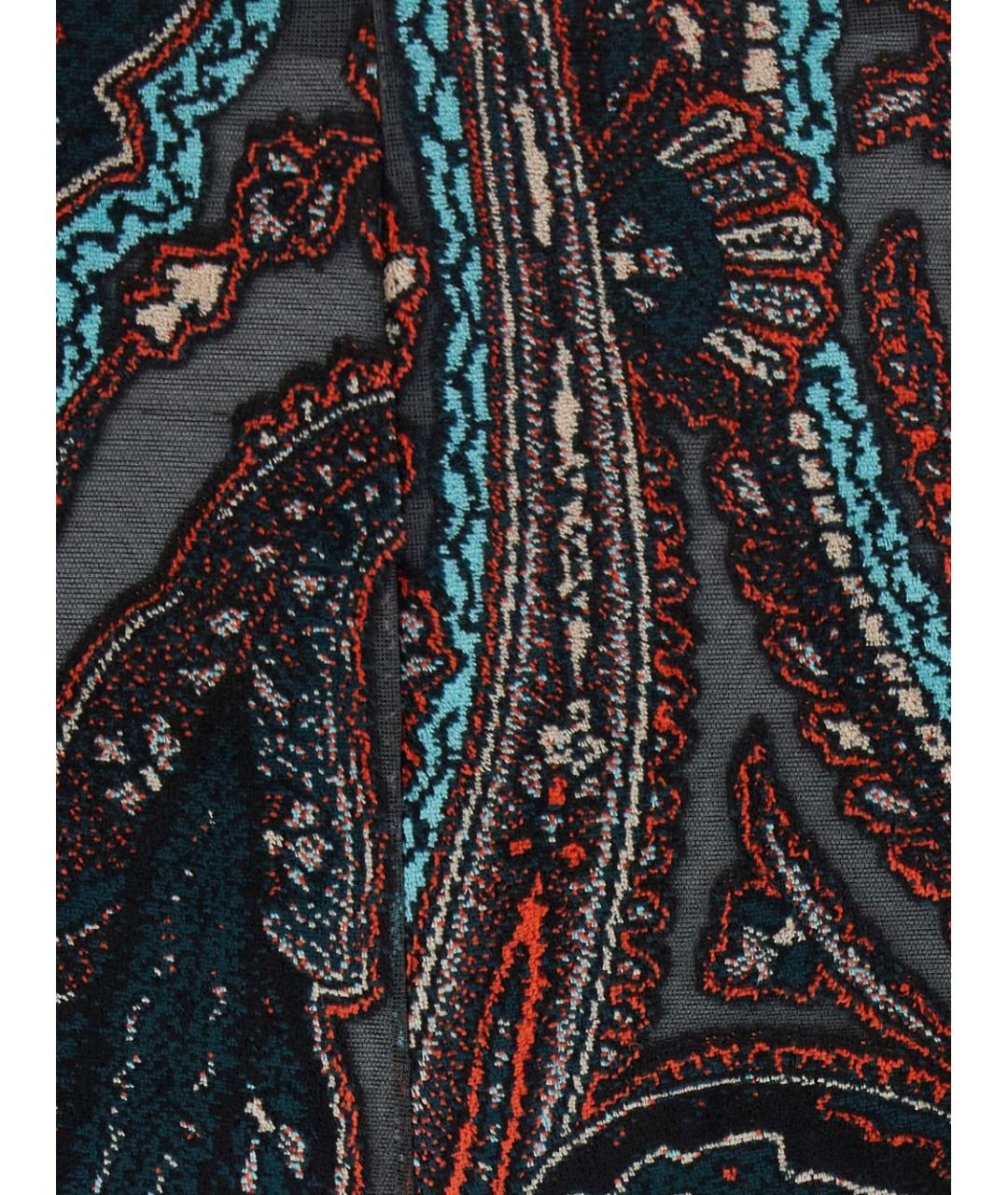 ETRO Коричневые полиамидовые брюки узкие, фото 3