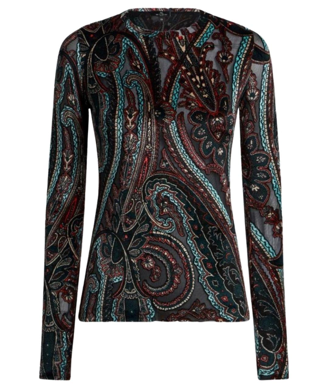 ETRO Коричневый полиамидовый джемпер / свитер, фото 1