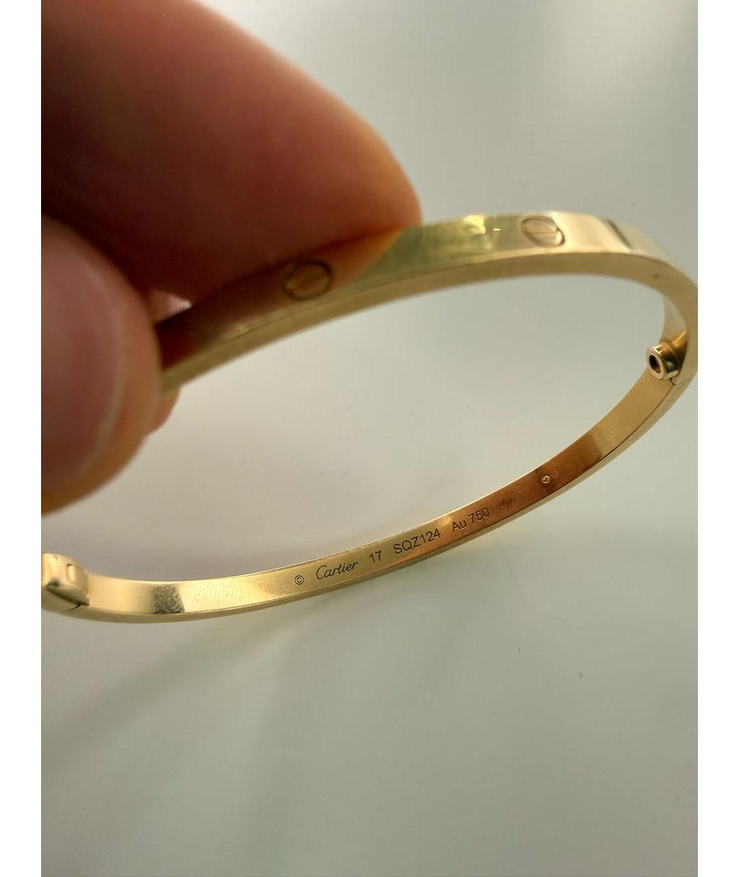 CARTIER Золотой браслет из желтого золота, фото 7
