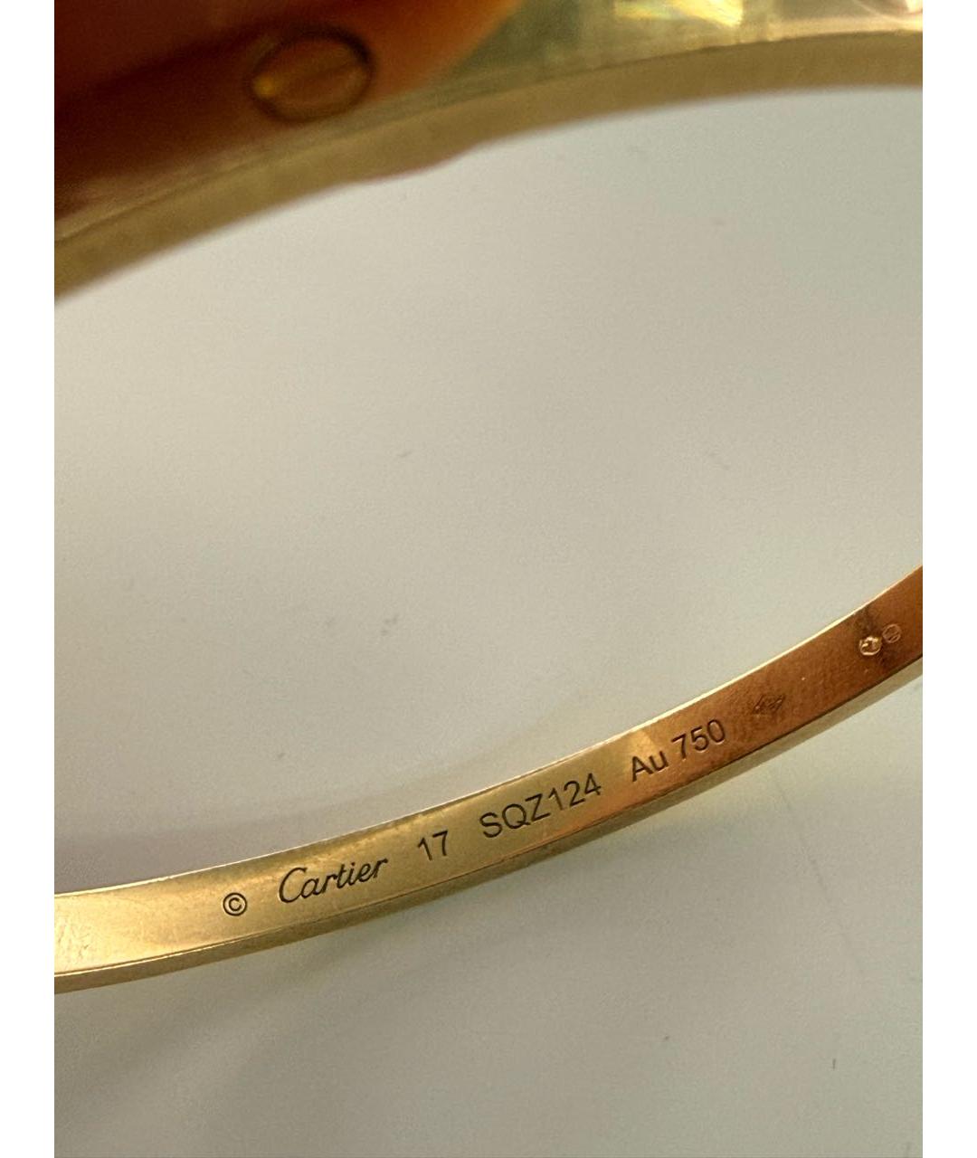 CARTIER Золотой браслет из желтого золота, фото 6