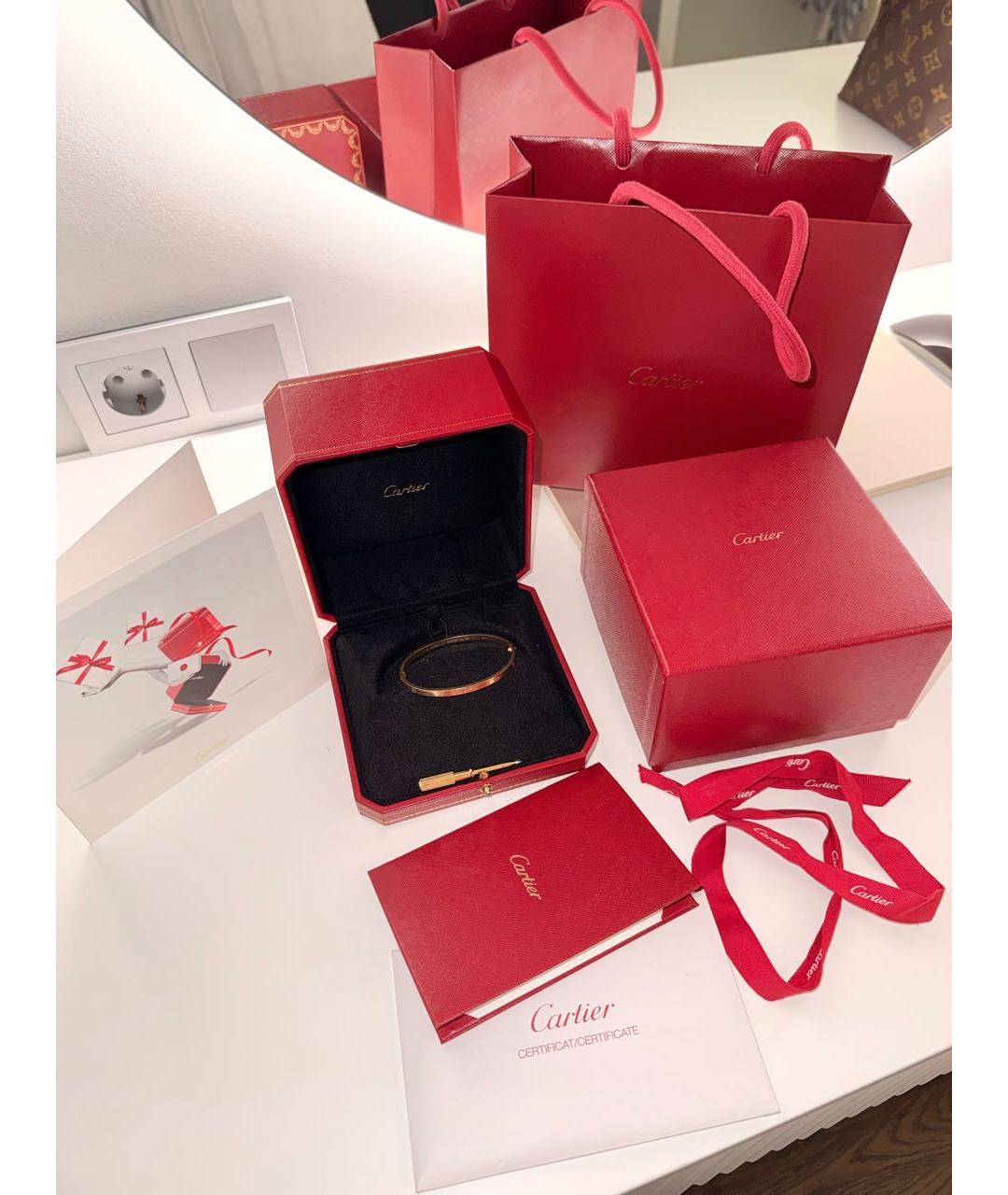 CARTIER Золотой браслет из желтого золота, фото 8