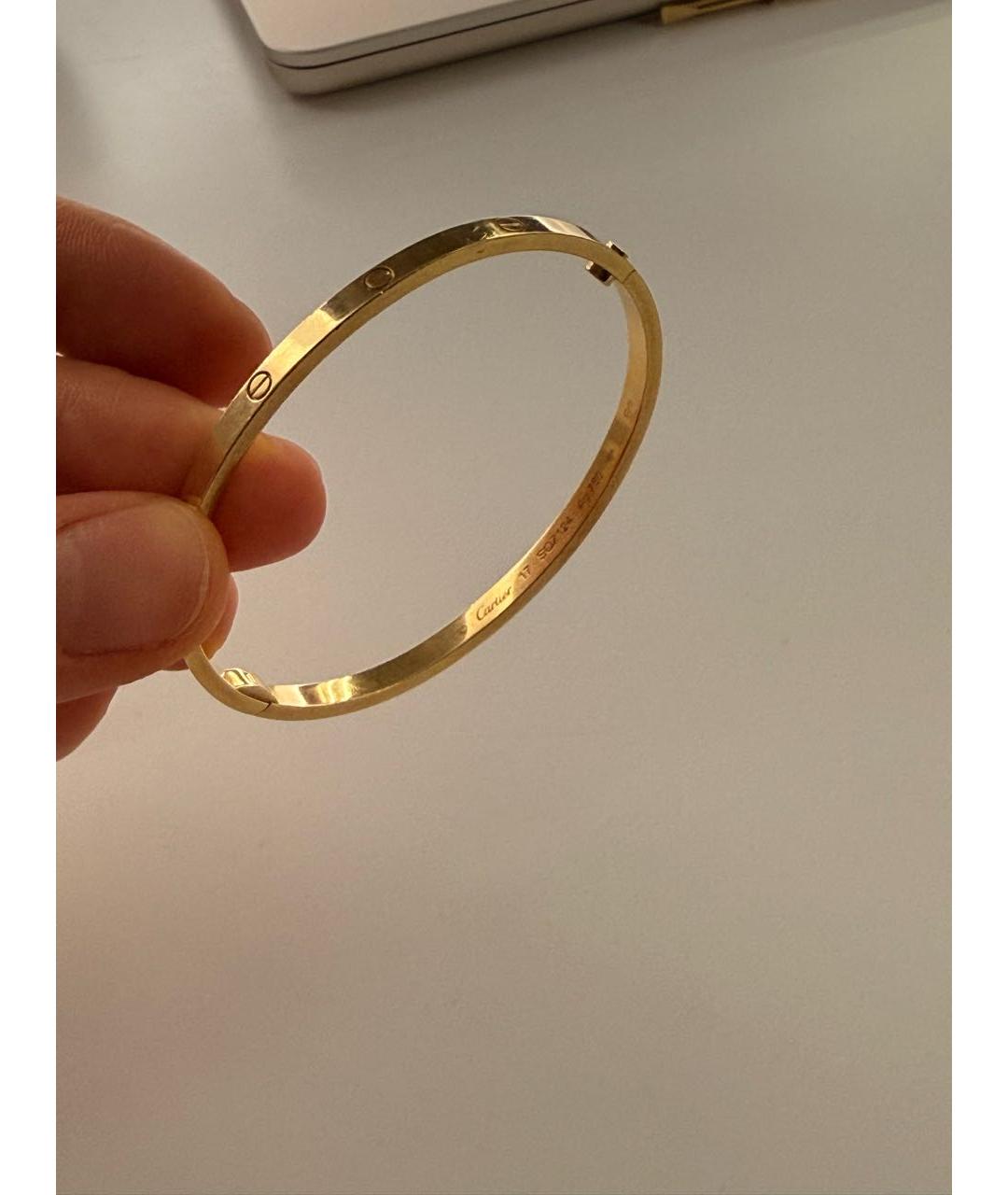 CARTIER Золотой браслет из желтого золота, фото 5