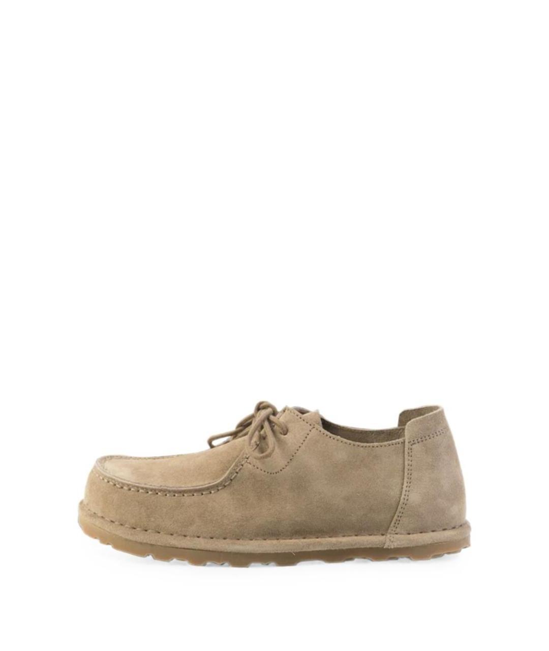 BIRKENSTOCK Бежевые замшевые ботинки, фото 3