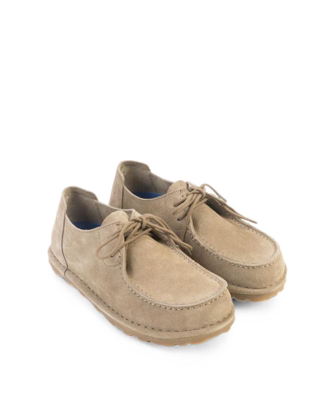 BIRKENSTOCK Бежевые замшевые ботинки, фото 2
