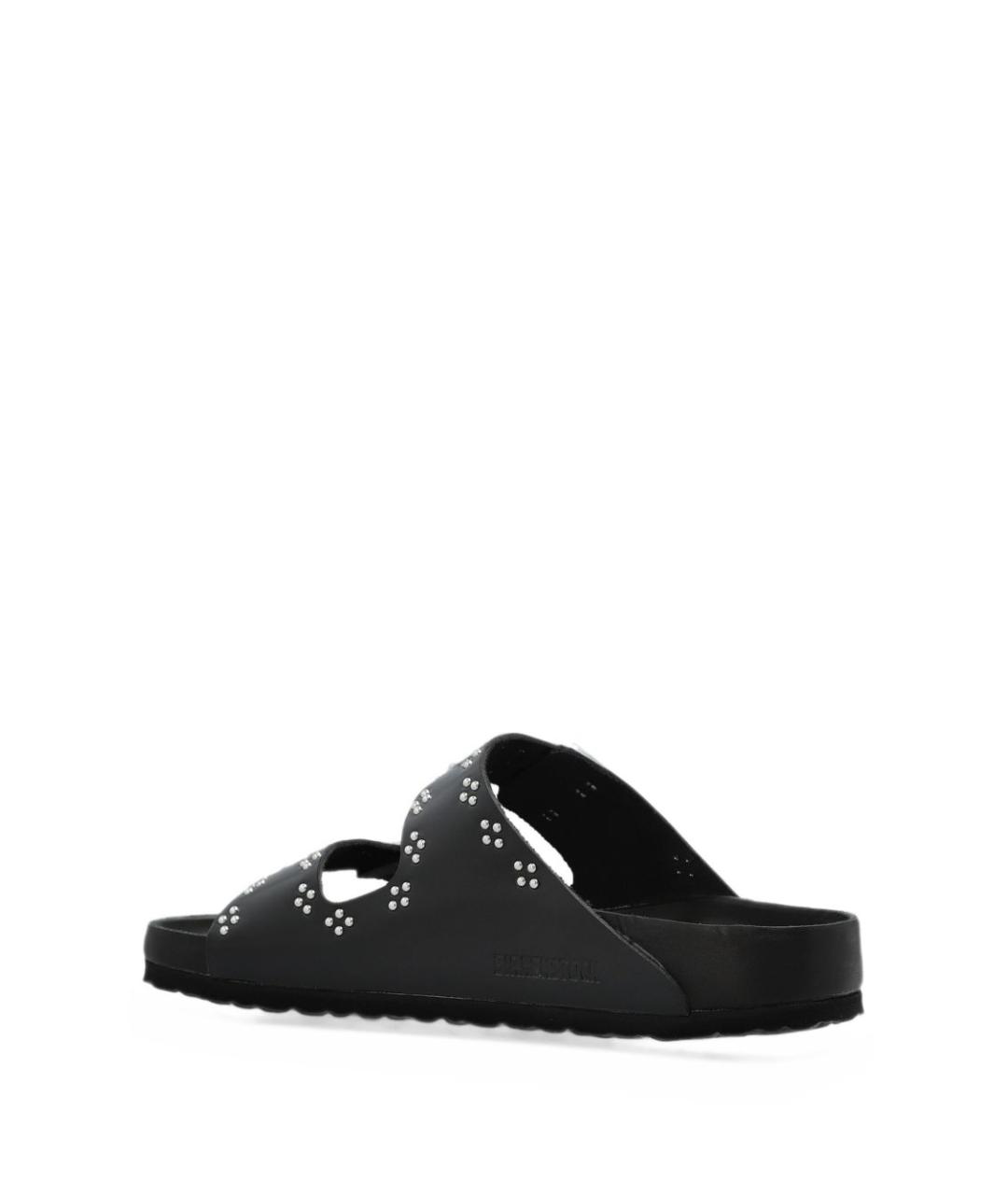 BIRKENSTOCK Черные кожаные сандалии, фото 6