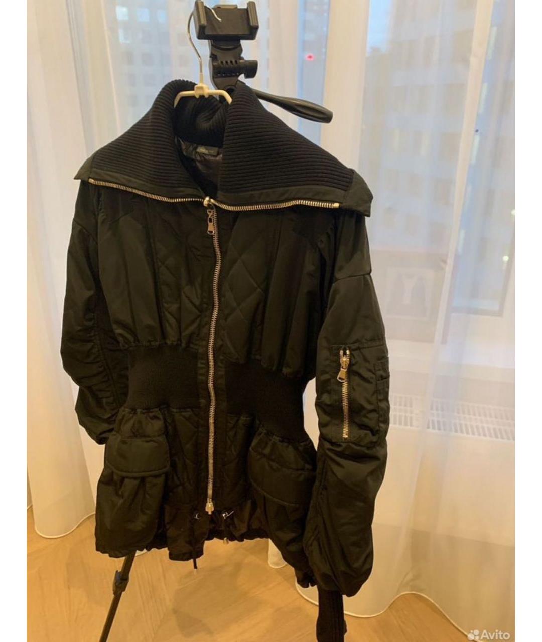 ALEXANDER MCQUEEN Черная полиамидовая куртка, фото 3