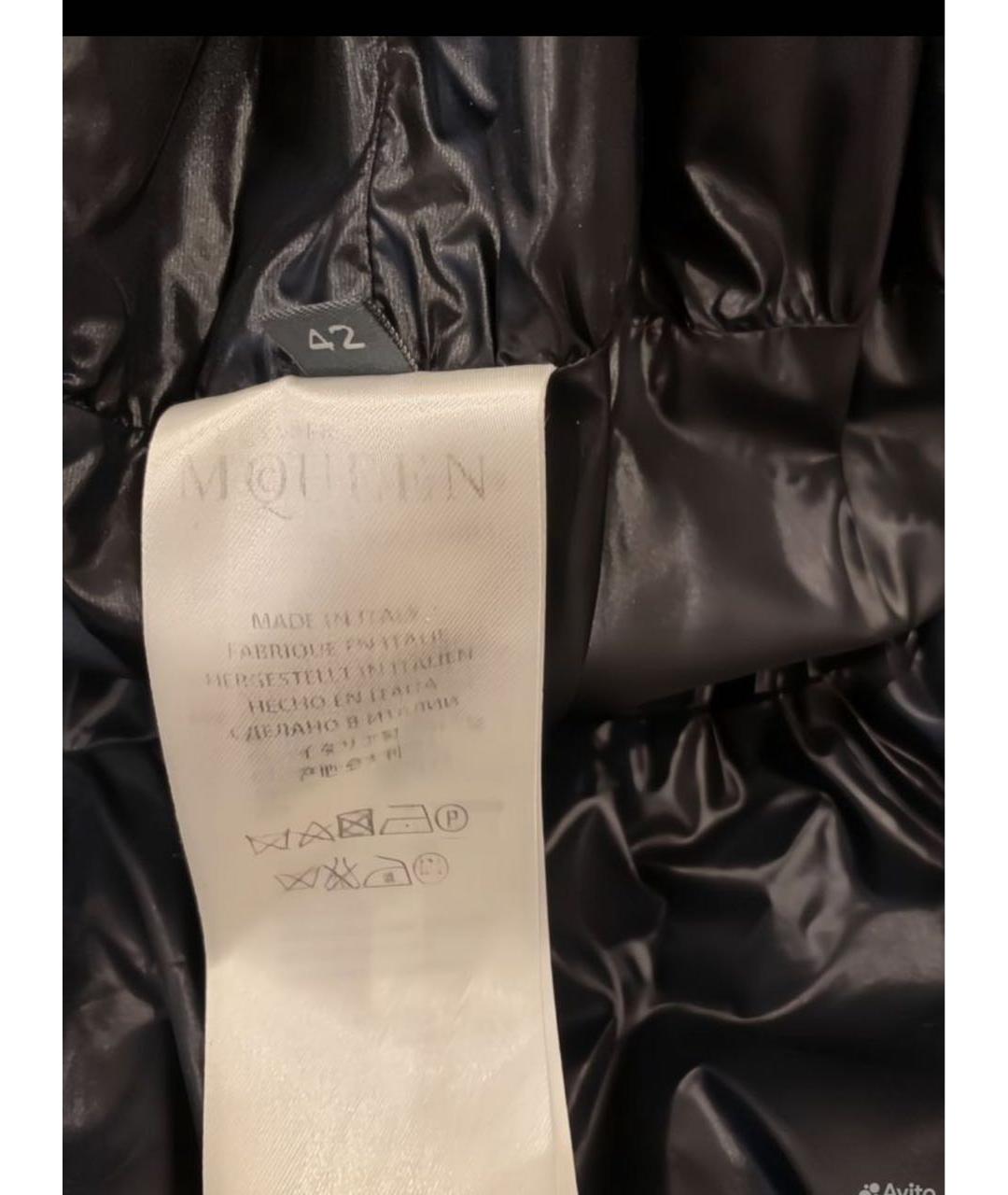 ALEXANDER MCQUEEN Черная полиамидовая куртка, фото 5