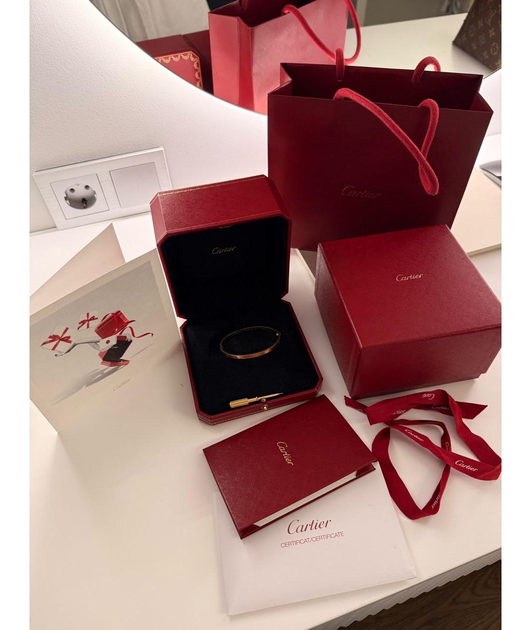 CARTIER Золотой браслет из желтого золота, фото 6