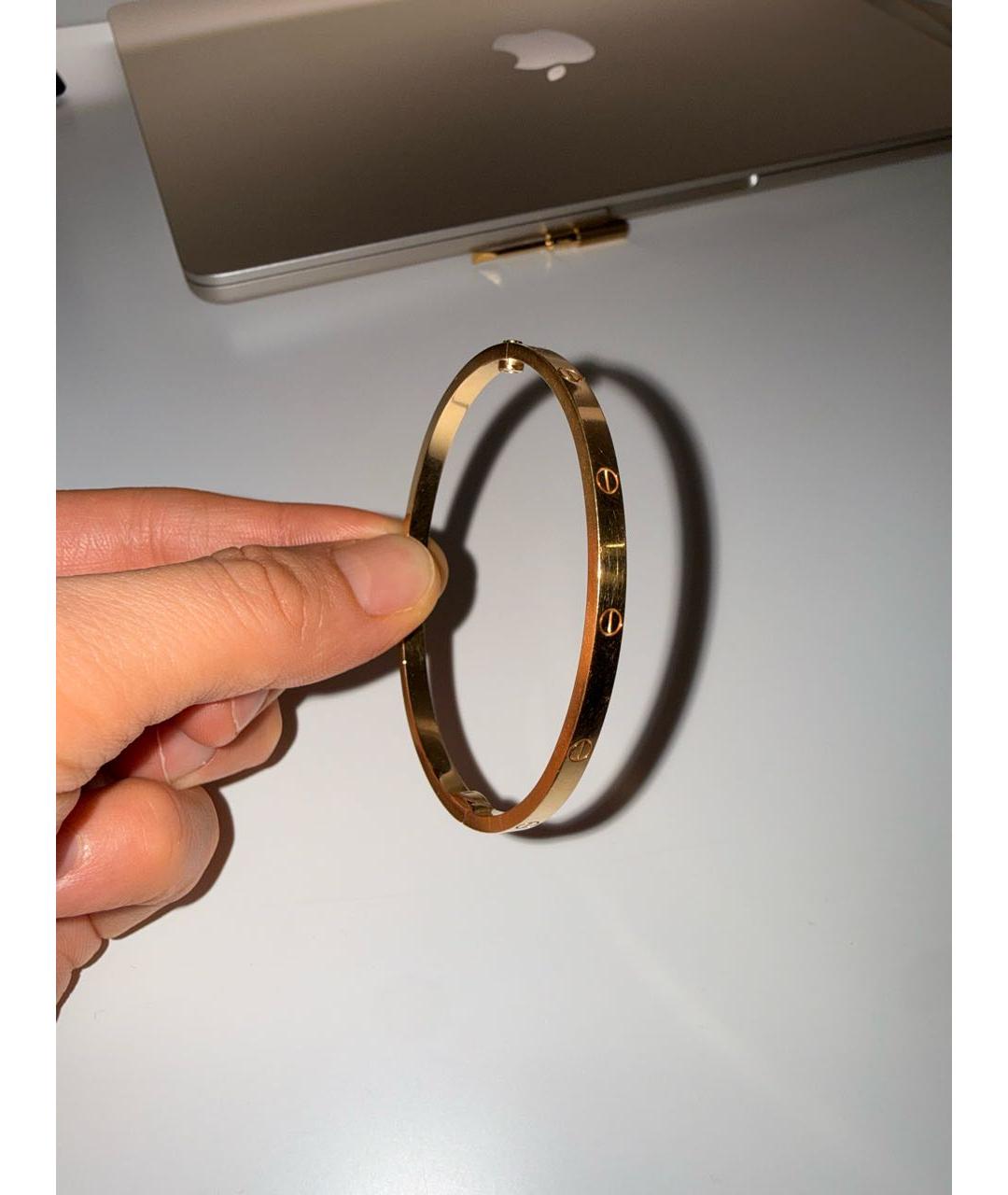 CARTIER Золотой браслет из желтого золота, фото 9