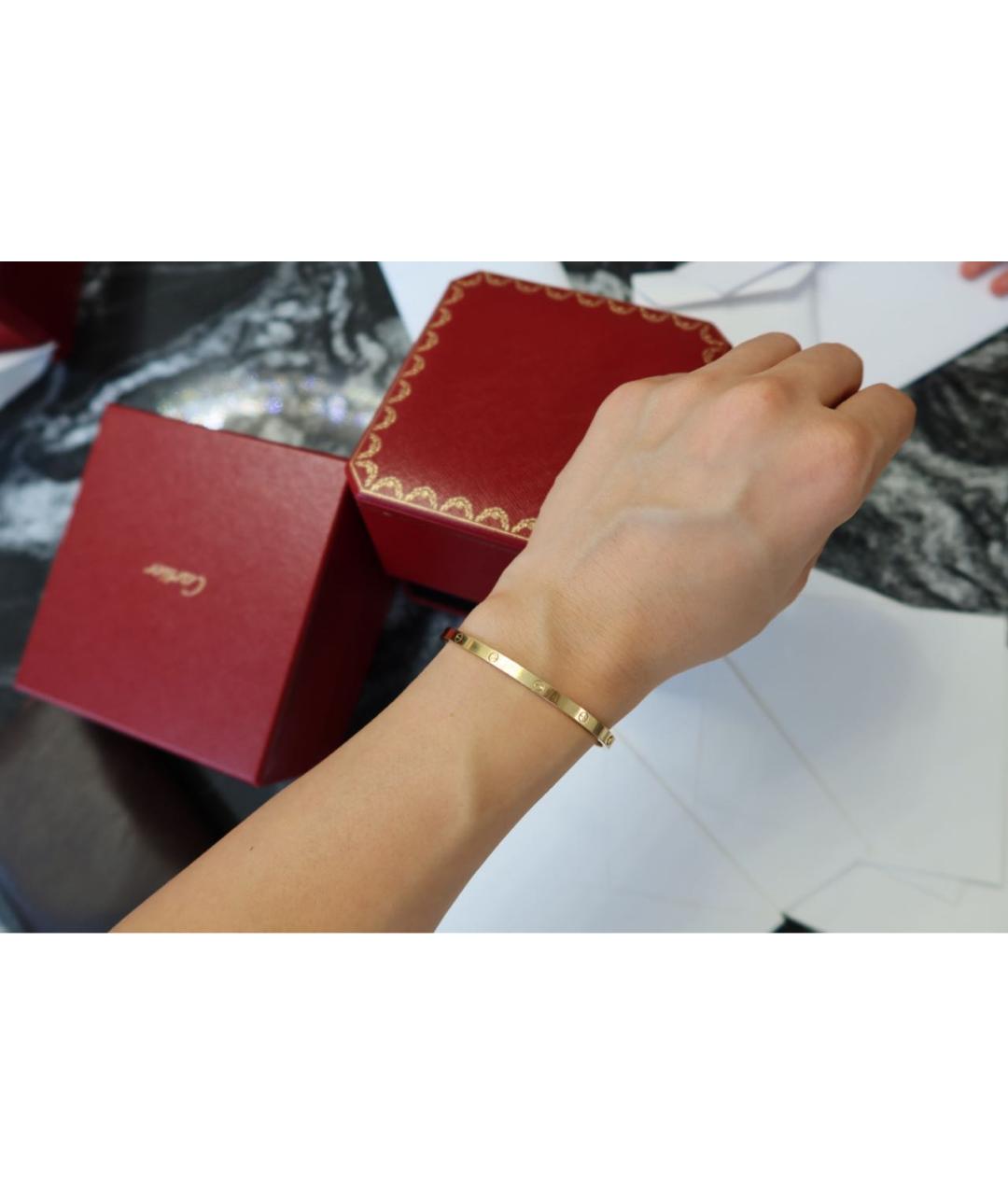 CARTIER Золотой браслет из желтого золота, фото 4