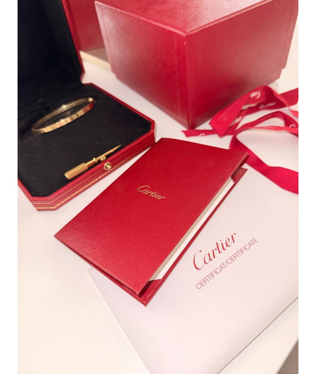 CARTIER Золотой браслет из желтого золота, фото 5