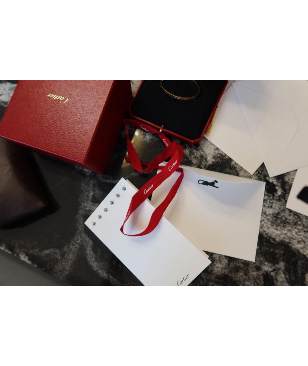 CARTIER Золотой браслет из желтого золота, фото 8