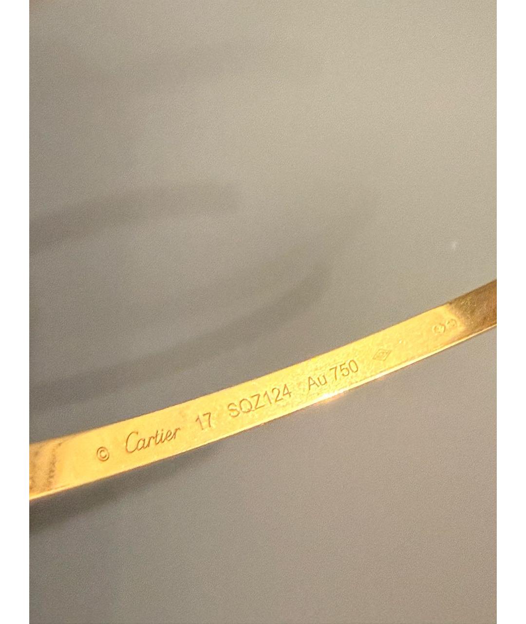 CARTIER Золотой браслет из желтого золота, фото 3