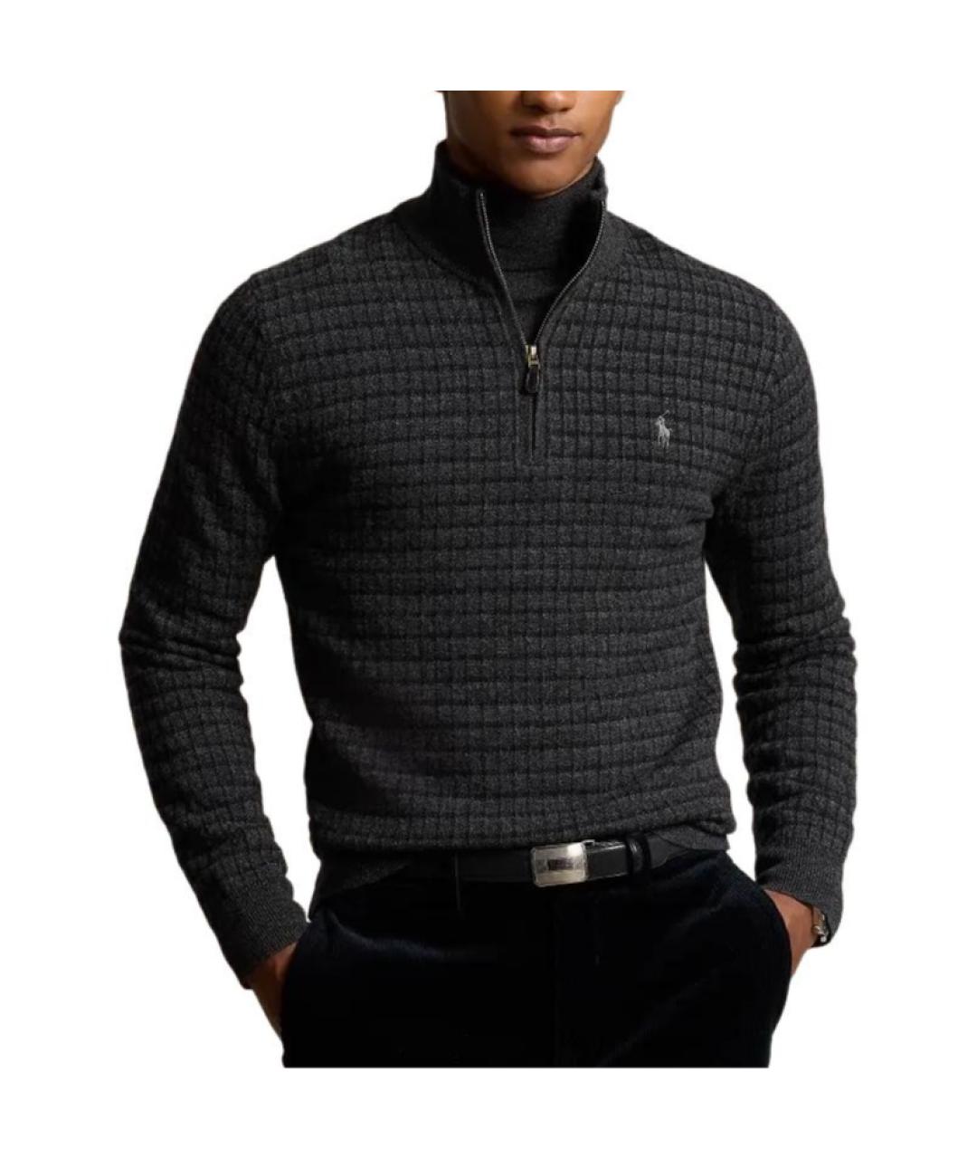 POLO RALPH LAUREN Серый джемпер / свитер, фото 4