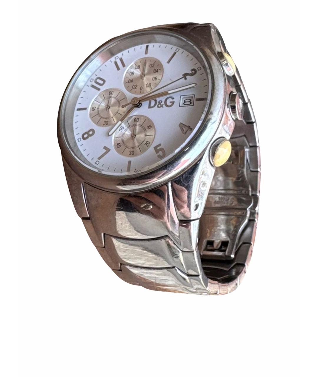 DOLCE&GABBANA Серебряные титановые часы, фото 1