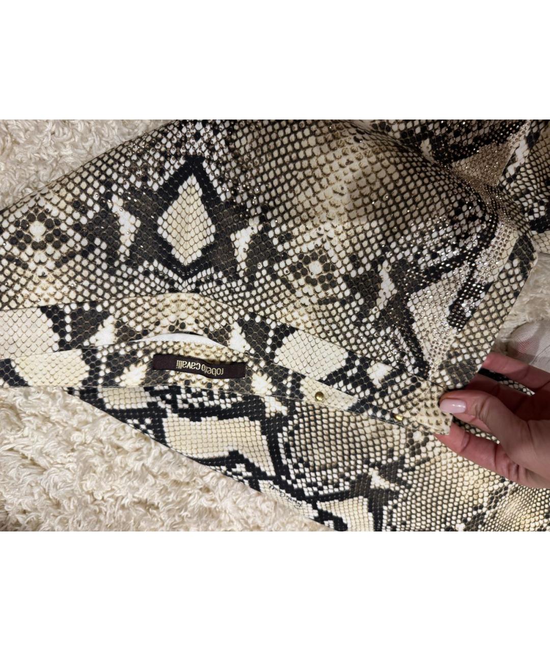 ROBERTO CAVALLI Хлопко-эластановые джинсы слим, фото 3