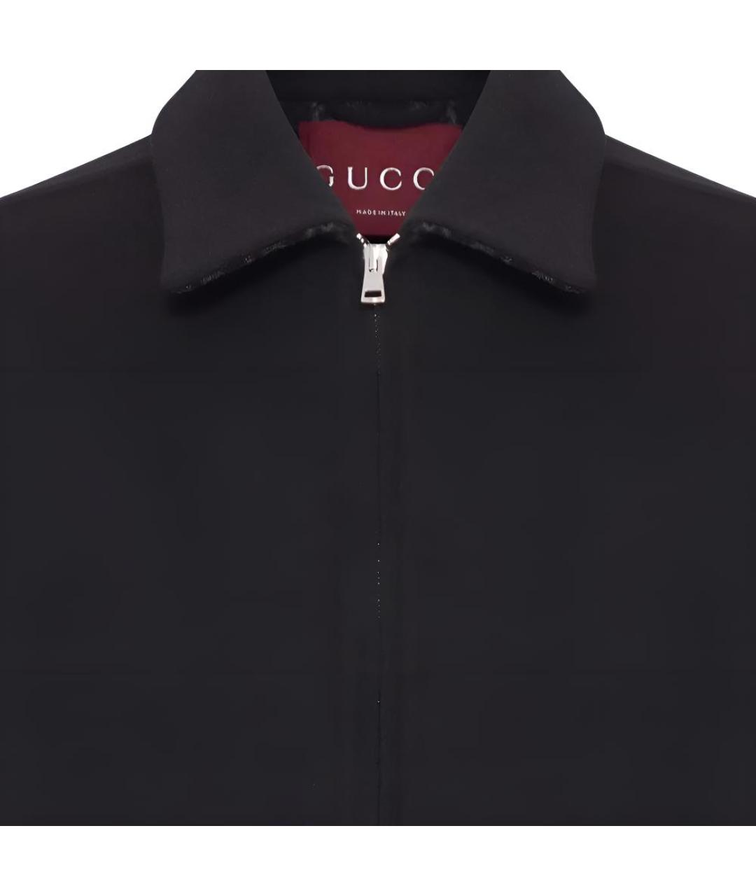 GUCCI Черная шерстяная куртка, фото 5