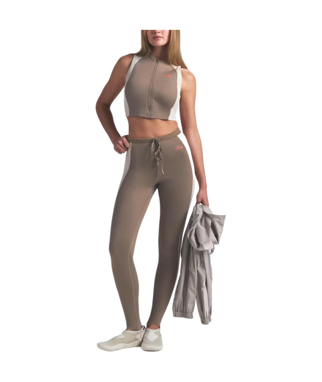 NIKE Коричневый бюстгалтеры, фото 2